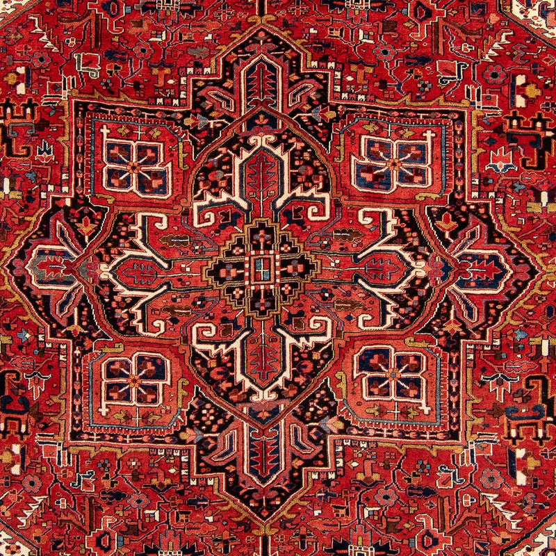 Tapis persan - Nomadic - 382 x 286 cm - rouge foncé