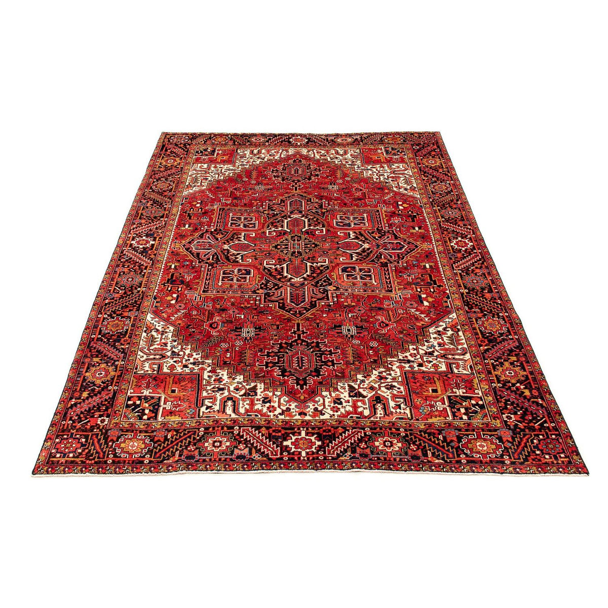 Tapis persan - Nomadic - 382 x 286 cm - rouge foncé