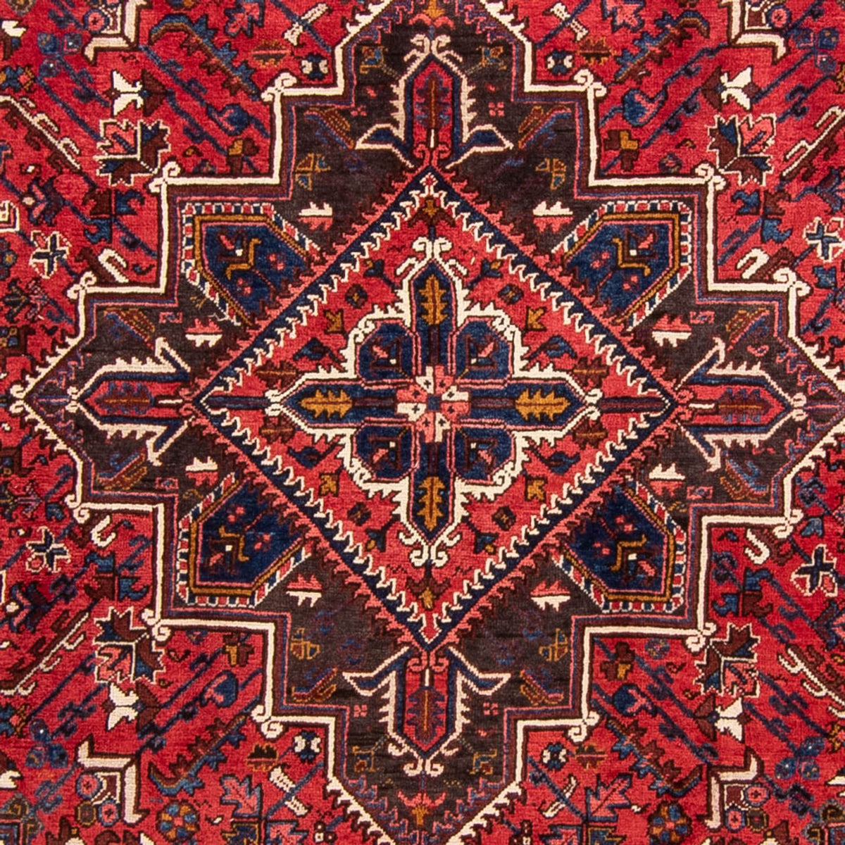 Tapis persan - Nomadic - 337 x 240 cm - rouge foncé