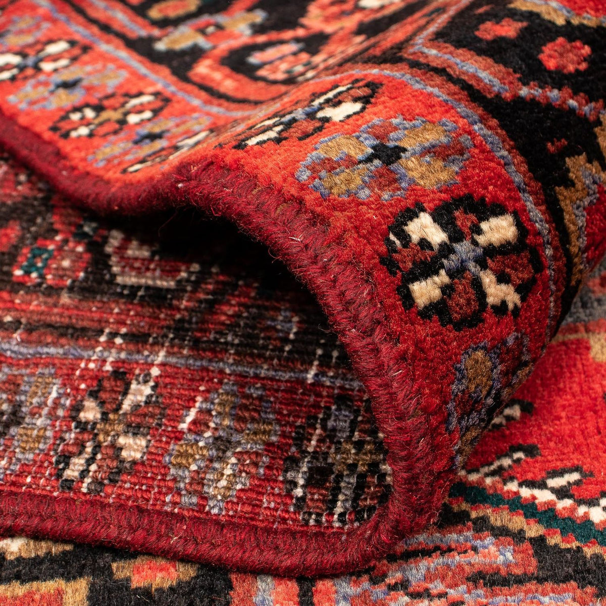 Tapis persan - Nomadic - 390 x 295 cm - rouge foncé