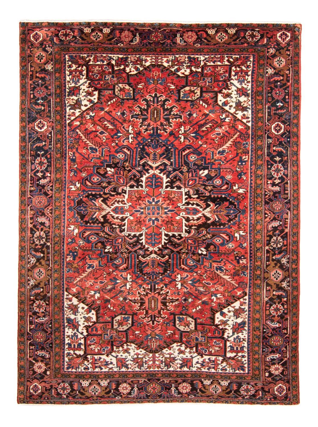 Tapis persan - Nomadic - 330 x 229 cm - rouge foncé