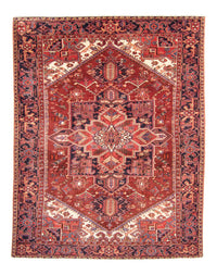 Tapis persan - Nomadic - 335 x 246 cm - rouge foncé