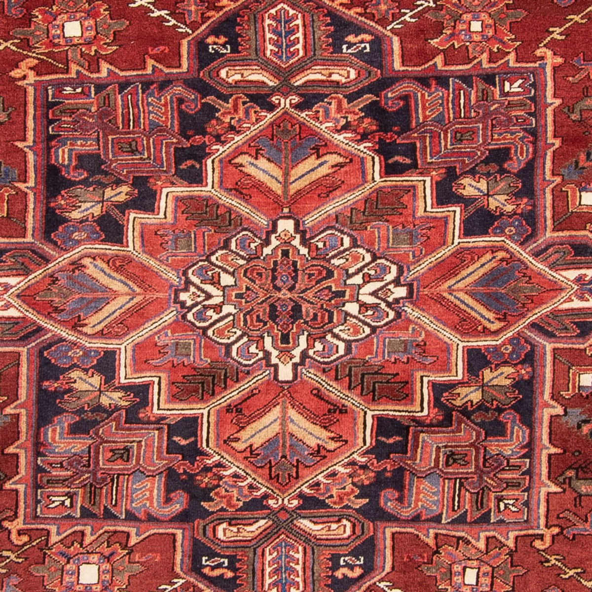 Tapis persan - Nomadic - 335 x 246 cm - rouge foncé