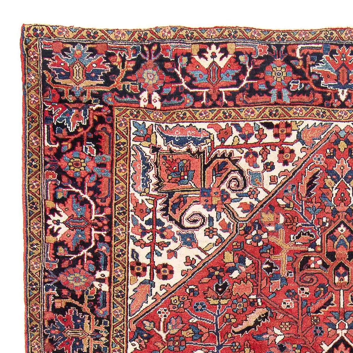 Tapis persan - Nomadic - 344 x 240 cm - rouge clair