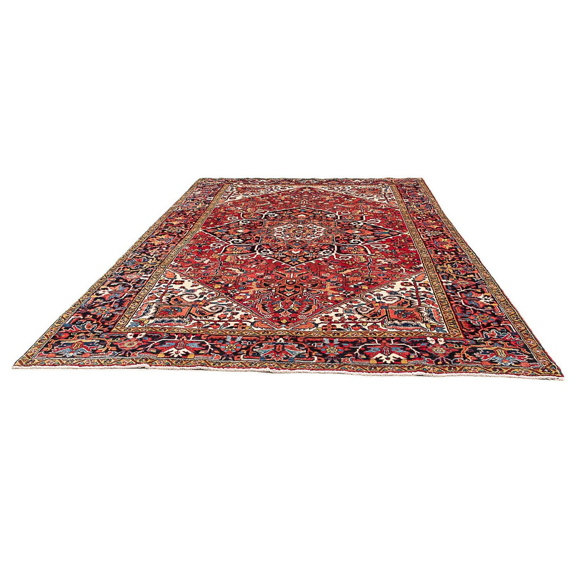 Tapis persan - Nomadic - 344 x 240 cm - rouge clair