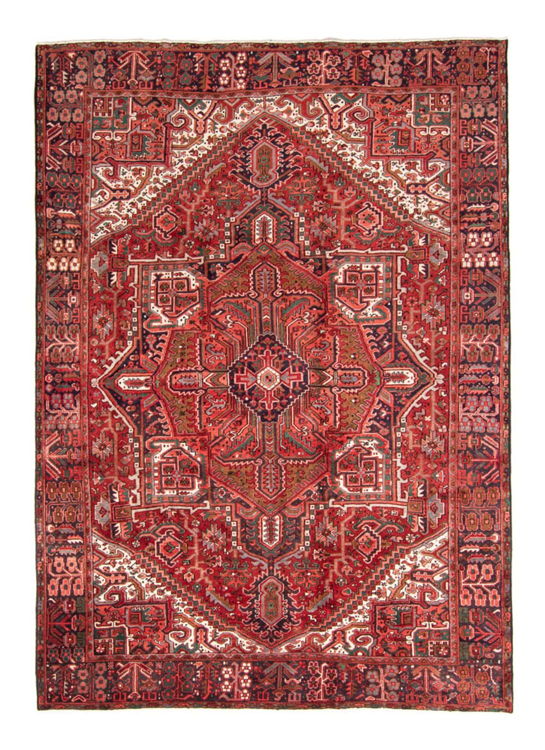 Tapis persan - Nomadic - 333 x 250 cm - rouge clair