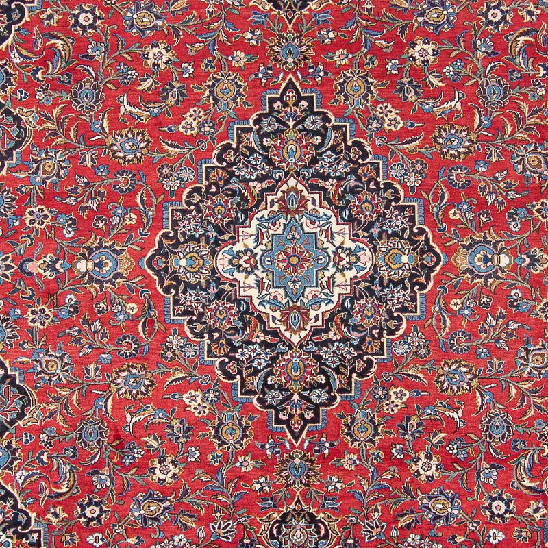 Tapis persan - Keshan - 400 x 398 cm - rouge