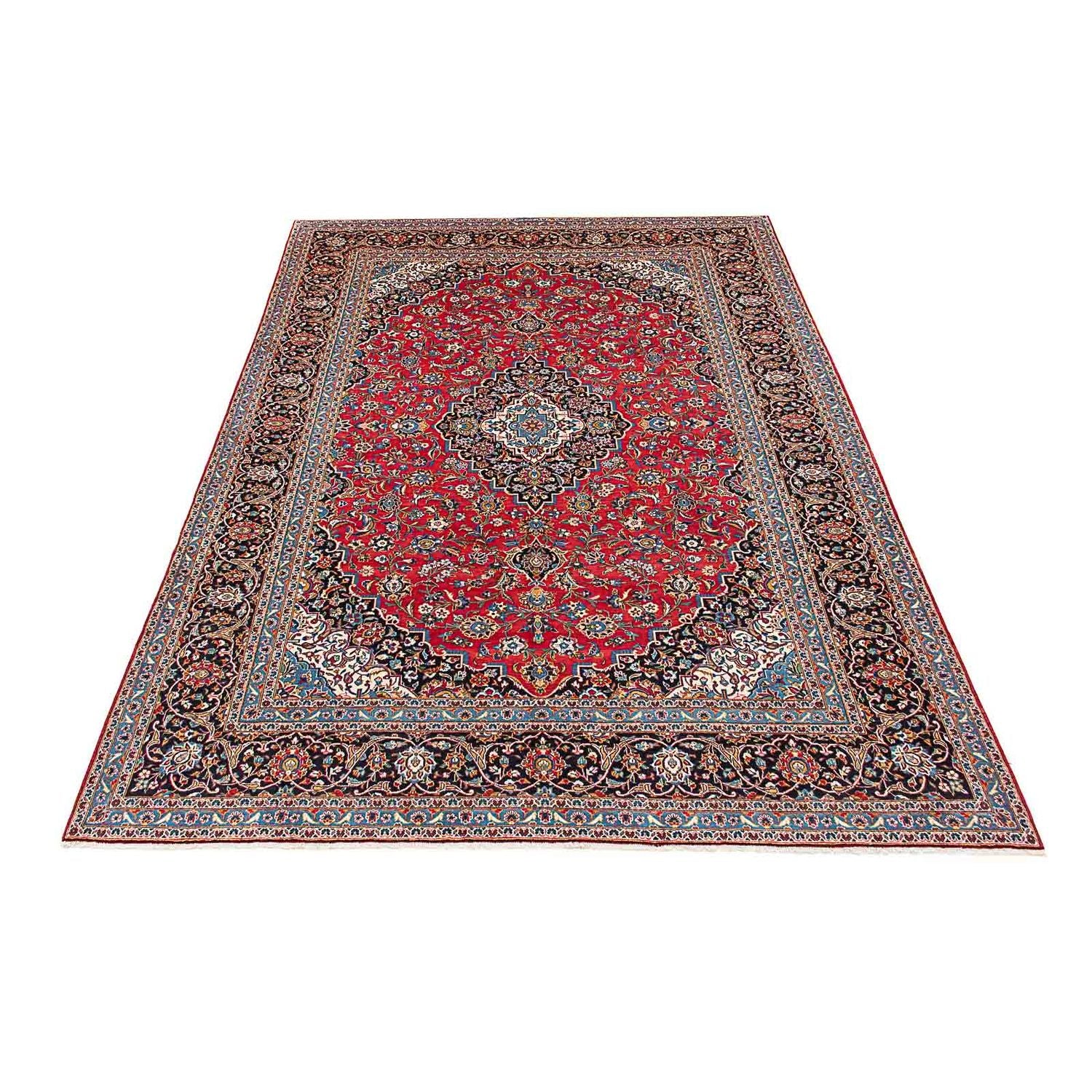 Tapis persan - Keshan - 400 x 398 cm - rouge