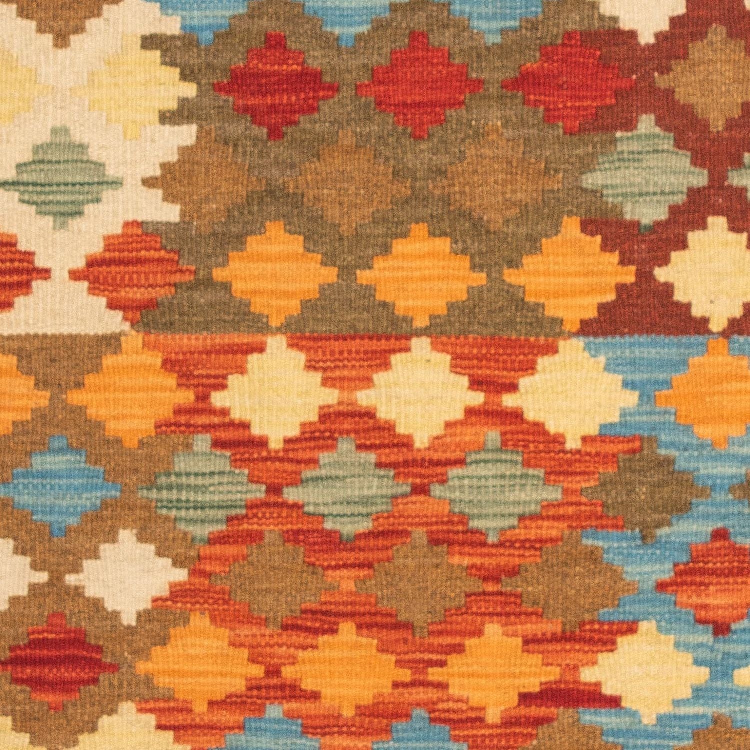 Tapis Kelim - Splash - 125 x 80 cm - multicolore