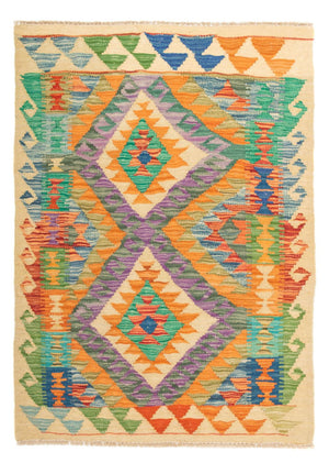 Tapis Kelim - Splash - 125 x 80 cm - multicolore