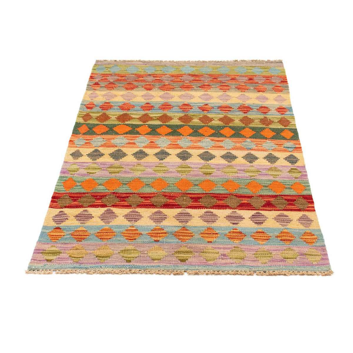 Tapis Kelim - Splash - 125 x 80 cm - multicolore