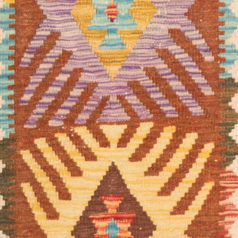 Tapis Kelim - Splash - 125 x 80 cm - multicolore