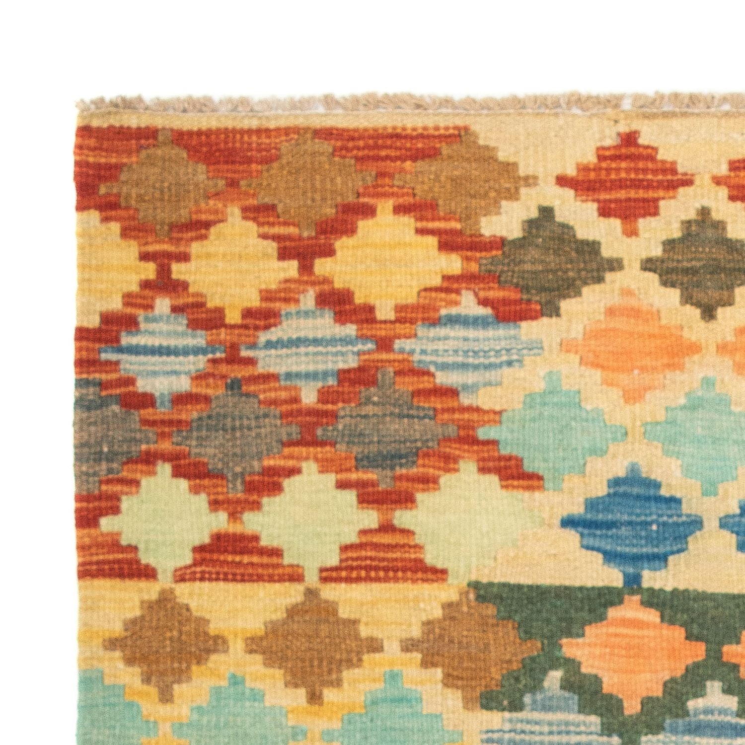 Tapis Kelim - Splash - 125 x 80 cm - multicolore