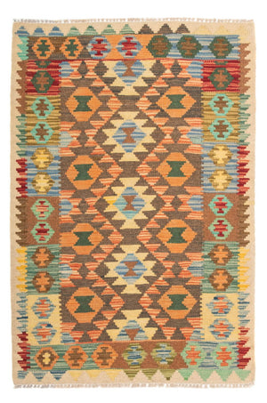 Tapis Kelim - Splash - 125 x 80 cm - multicolore