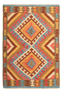 Tapis Kelim - Splash - 121 x 85 cm - multicolore