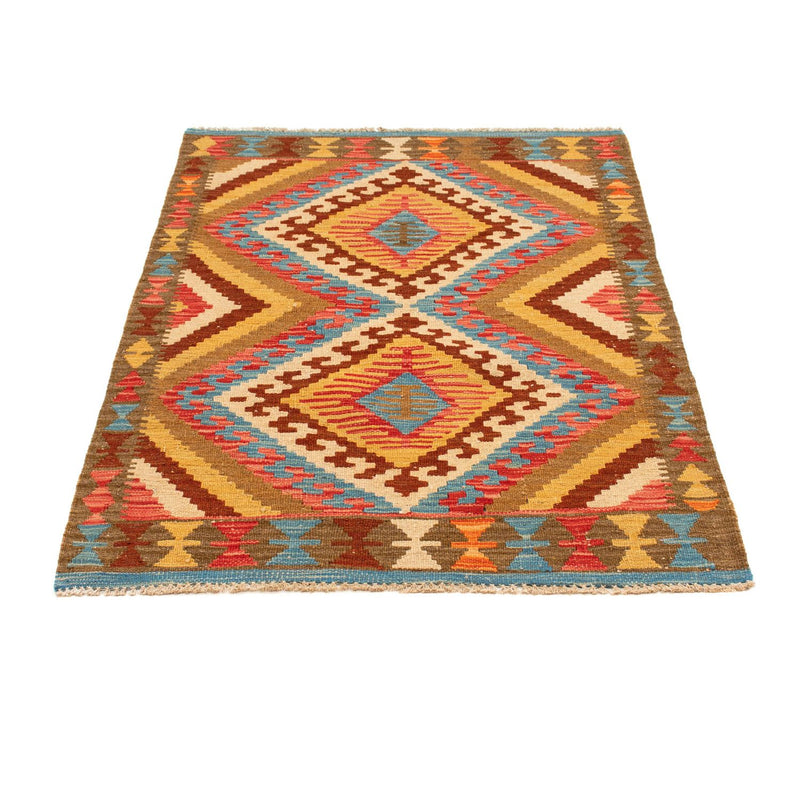 Tapis Kelim - Splash - 121 x 85 cm - multicolore