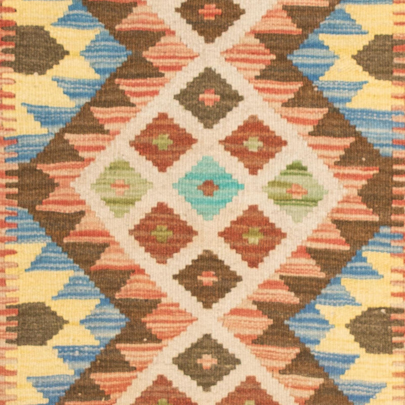 Tapis Kelim - Splash - 124 x 86 cm - multicolore