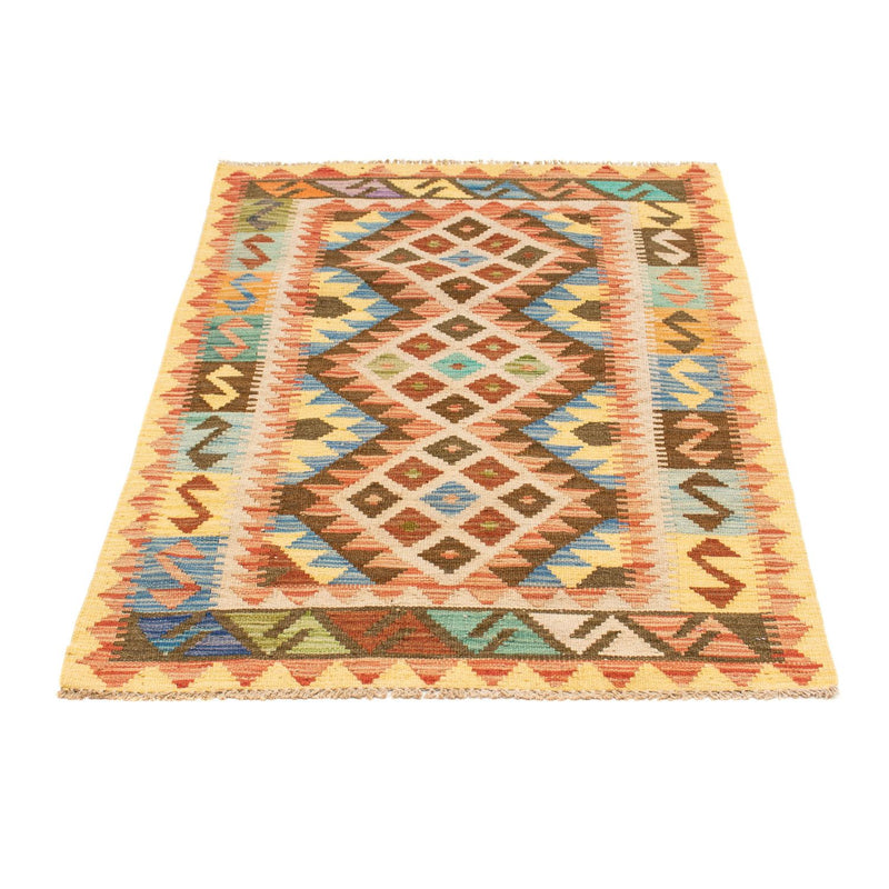 Tapis Kelim - Splash - 124 x 86 cm - multicolore