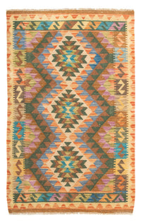Tapis Kelim - Splash - 125 x 80 cm - multicolore