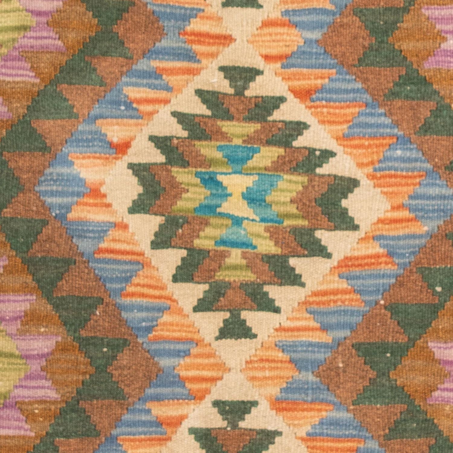 Tapis Kelim - Splash - 125 x 80 cm - multicolore