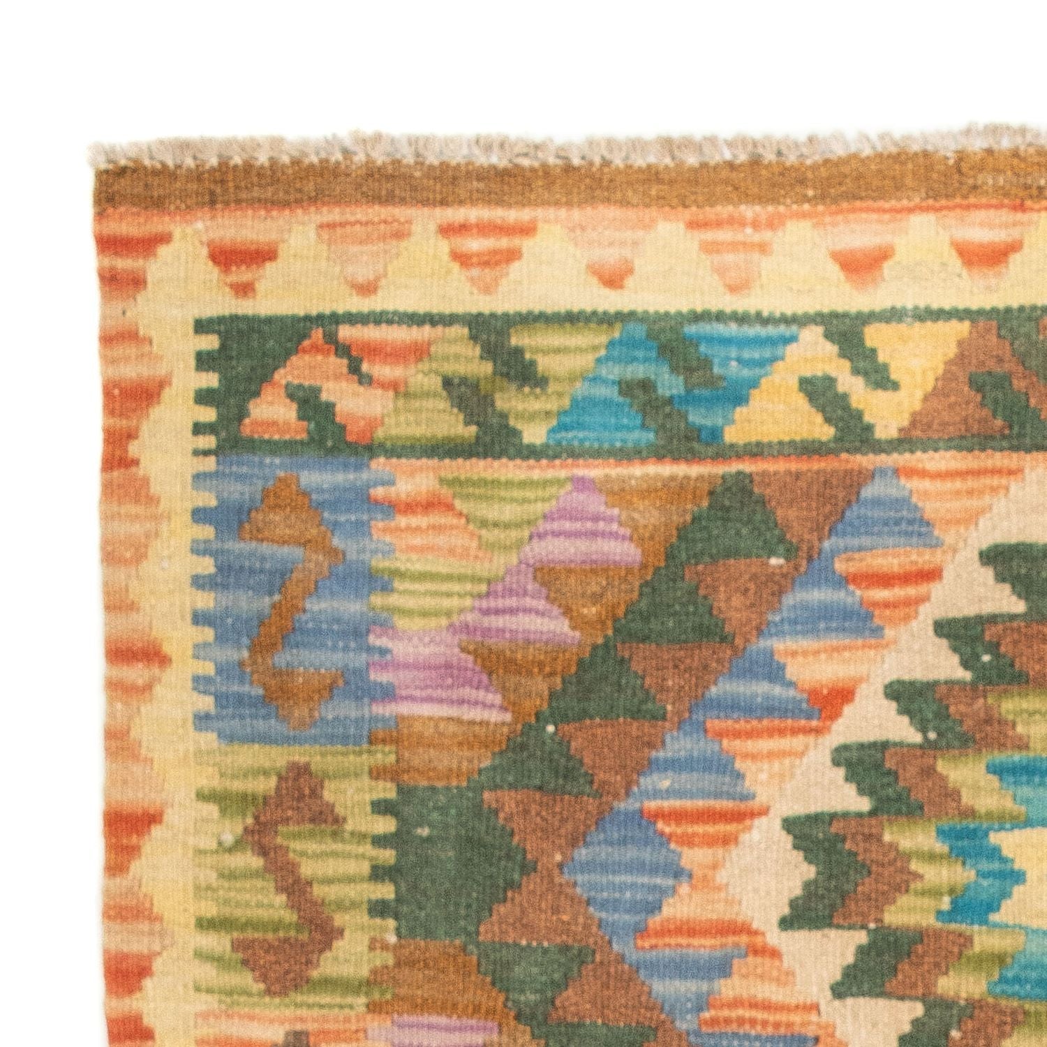 Tapis Kelim - Splash - 125 x 80 cm - multicolore