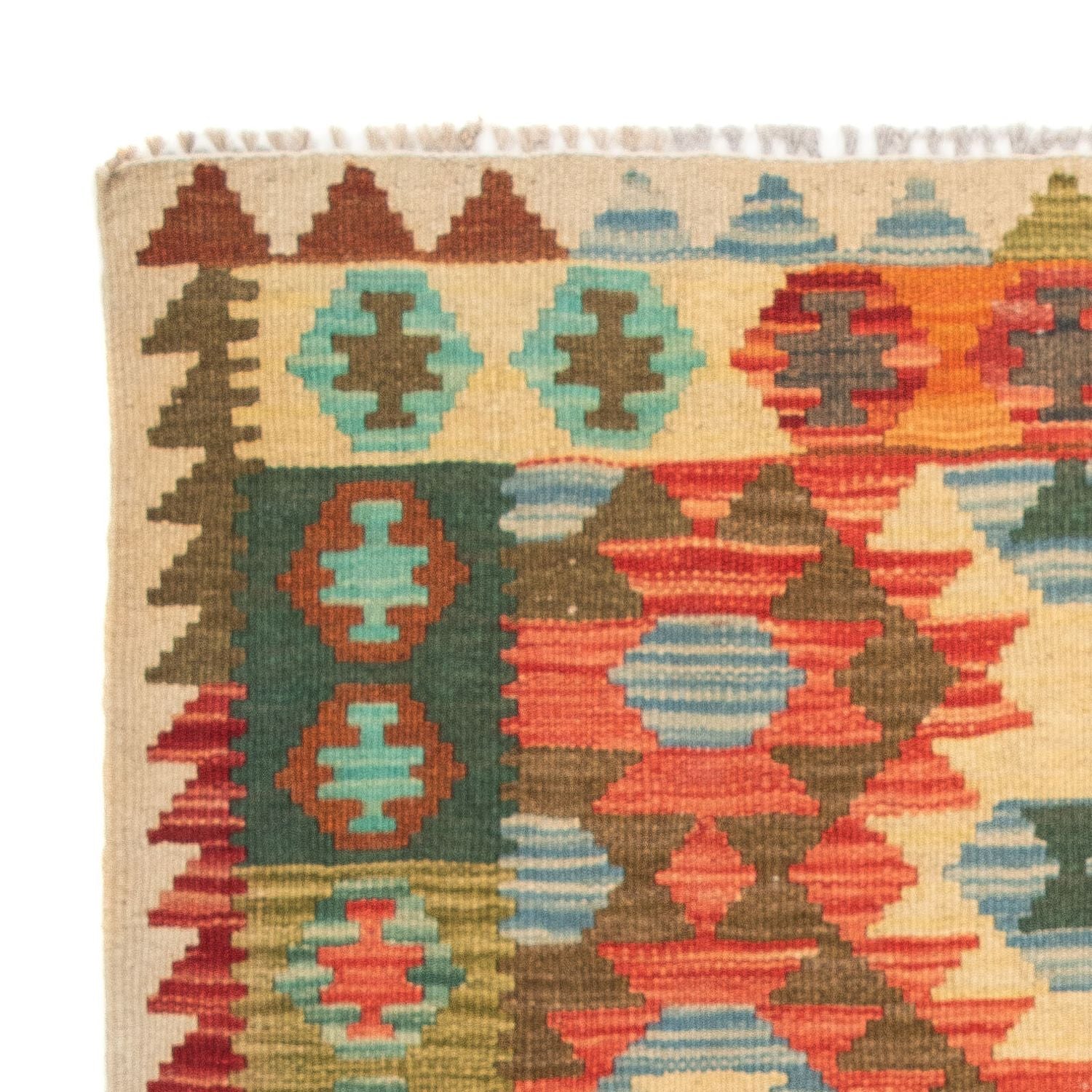 Tapis Kelim - Splash - 125 x 80 cm - multicolore