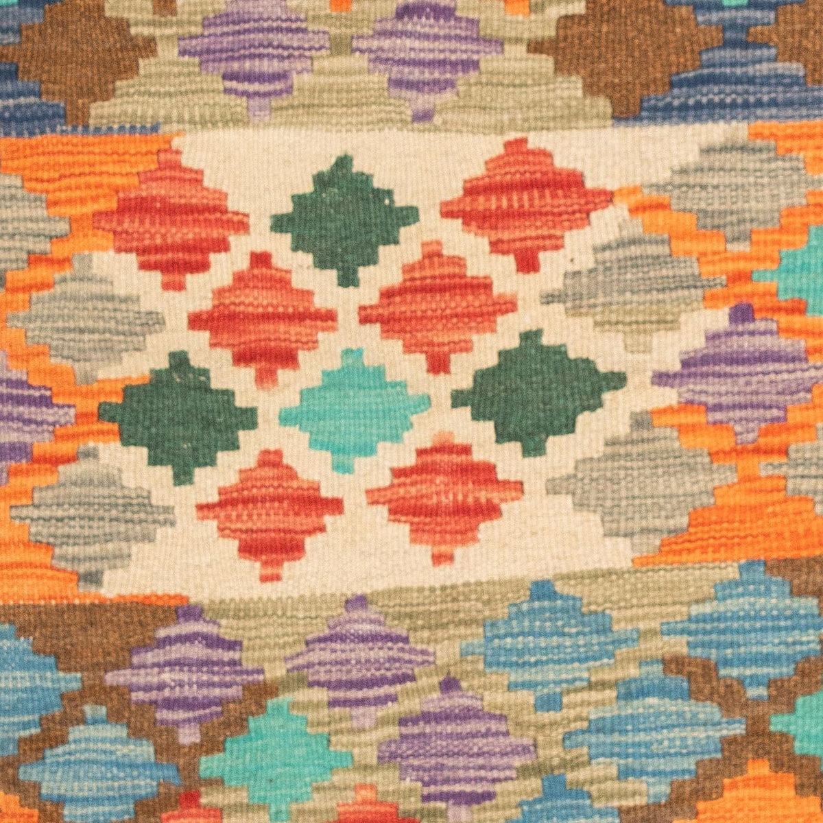 Tapis Kelim - Splash - 125 x 80 cm - multicolore