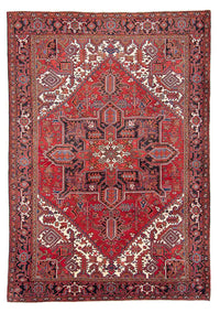 Tapis persan - Nomadic - 293 x 206 cm - rouge