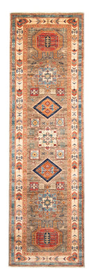 Tapis de couloir Tapis Ziegler - Kazak - 249 x 73 cm - marron clair