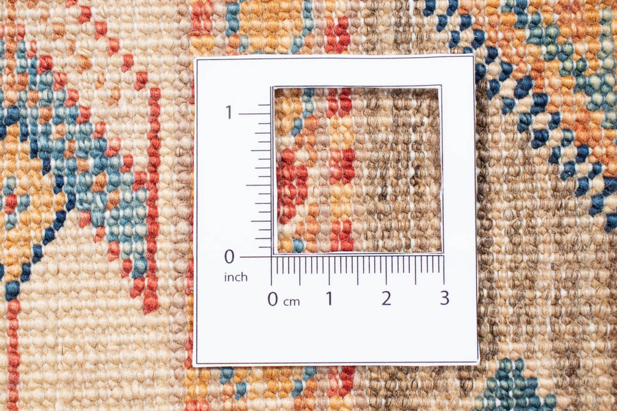 Tapis de couloir Tapis Ziegler - Kazak - 249 x 73 cm - marron clair