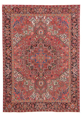 Tapis persan - Nomadic - 346 x 257 cm - rouge clair