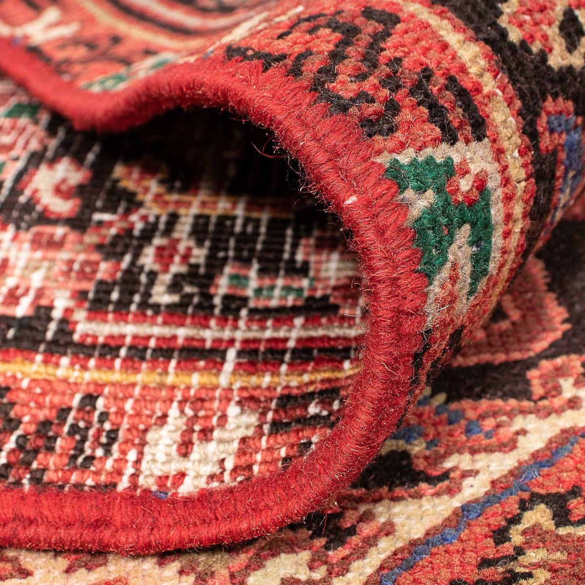 Tapis persan - Nomadic - 346 x 257 cm - rouge clair