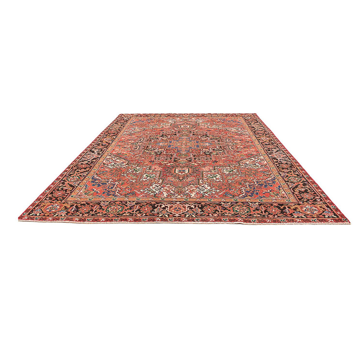 Tapis persan - Nomadic - 346 x 257 cm - rouge clair
