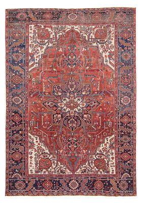 Tapis persan - Nomadic - 362 x 258 cm - rouge clair