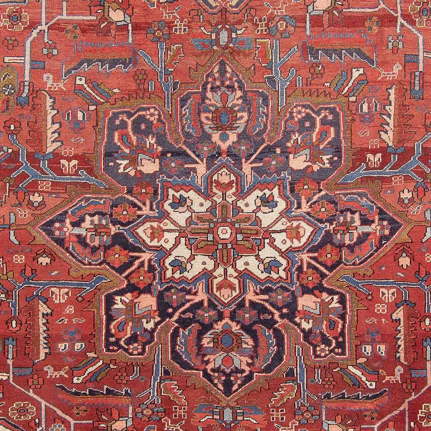 Tapis persan - Nomadic - 362 x 258 cm - rouge clair