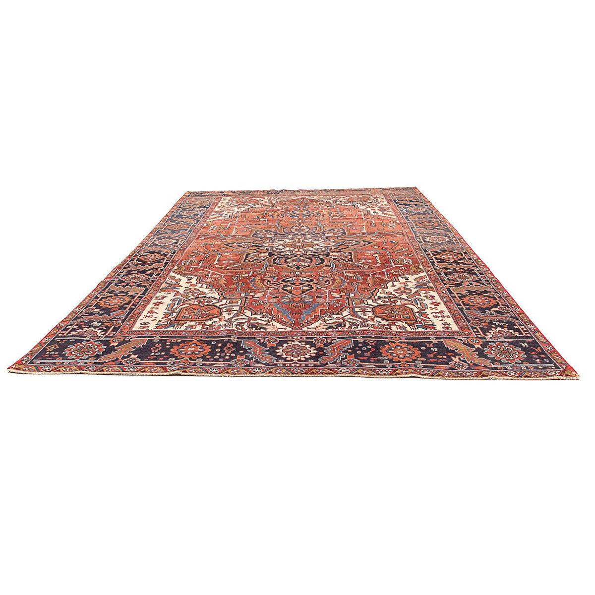 Tapis persan - Nomadic - 362 x 258 cm - rouge clair