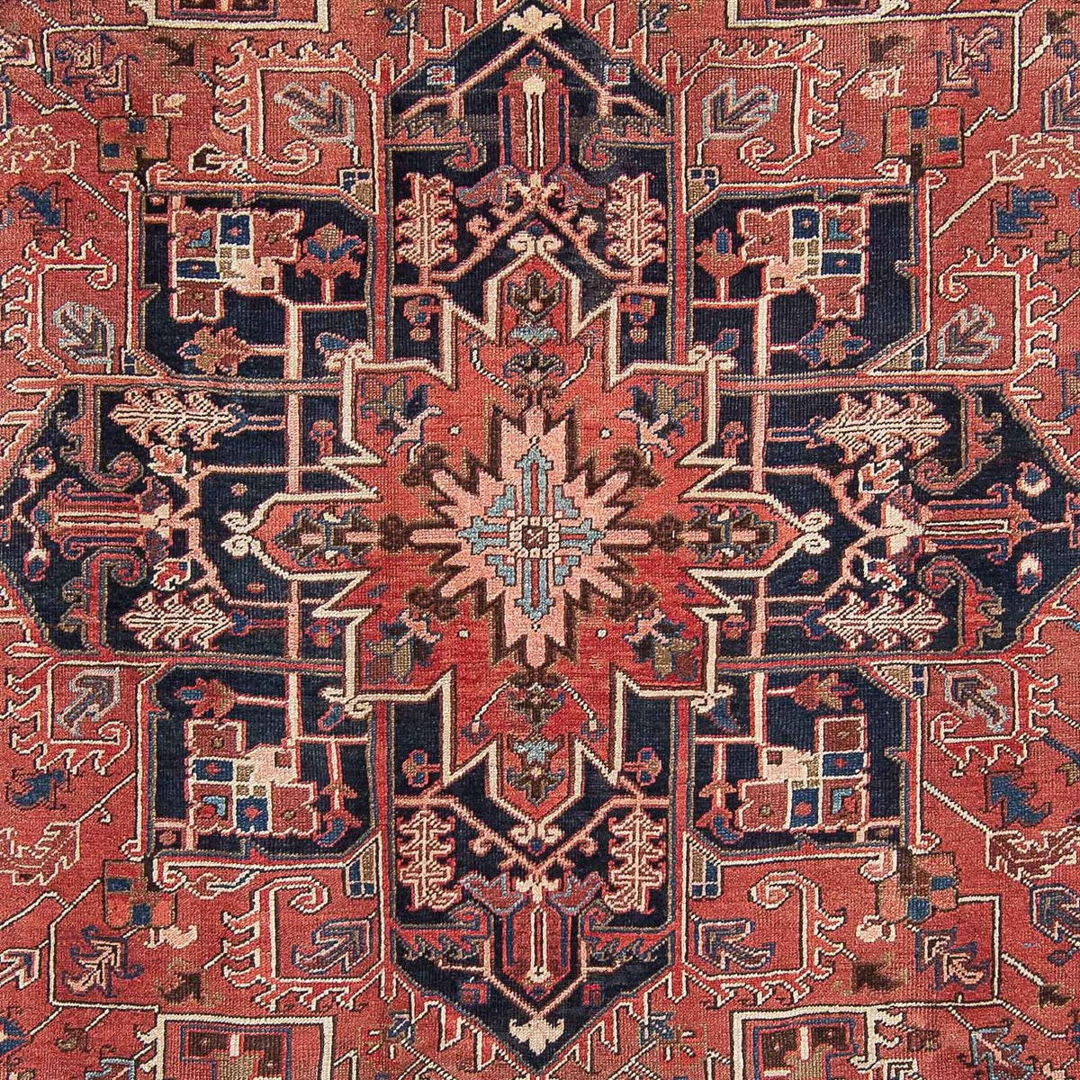 Tapis persan - Nomadic - 364 x 253 cm - rouge clair