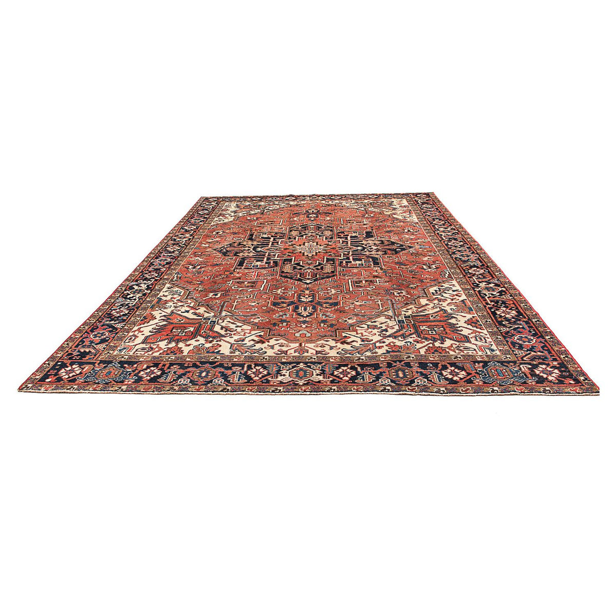 Tapis persan - Nomadic - 364 x 253 cm - rouge clair