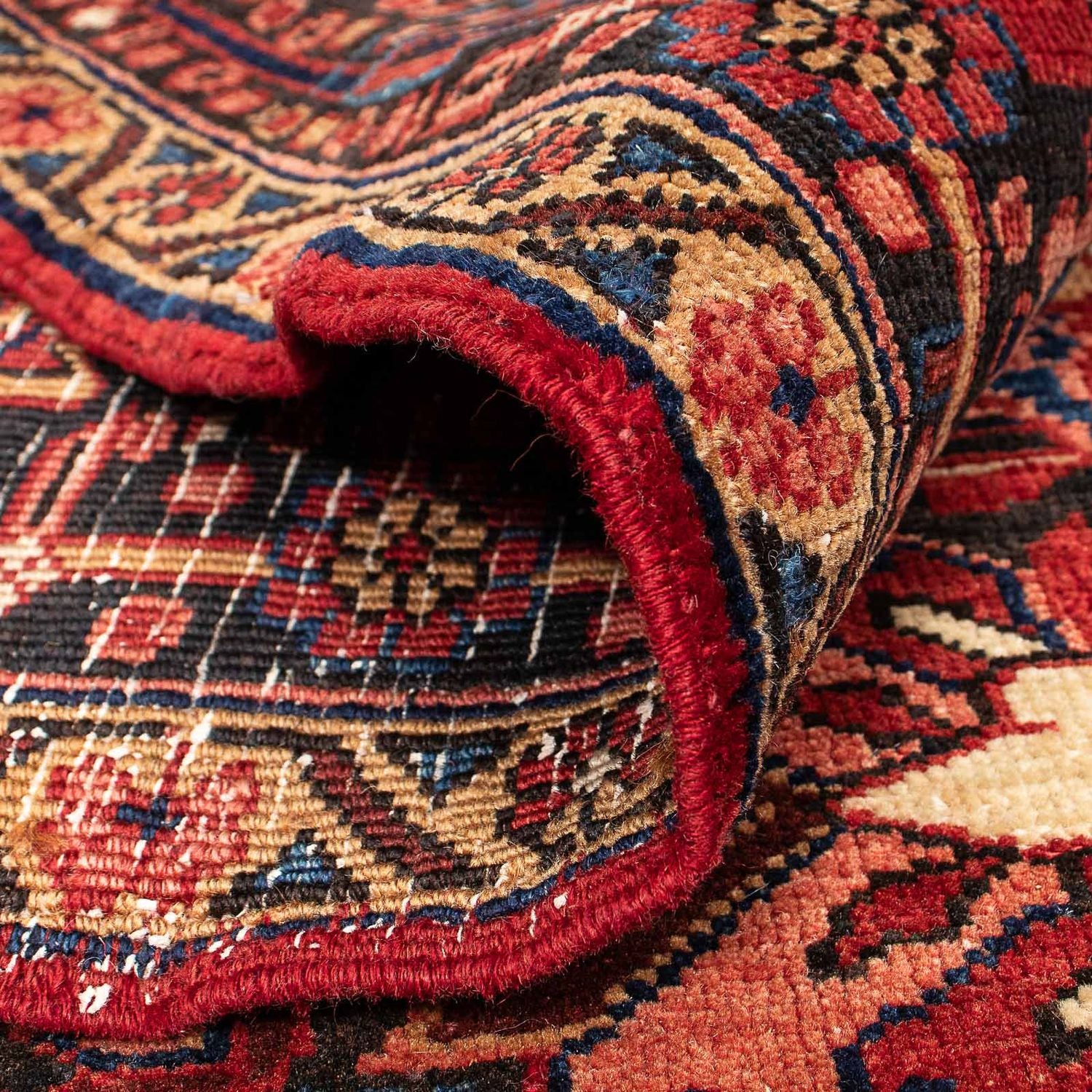 Tapis persan - Nomadic - 347 x 244 cm - rouge foncé