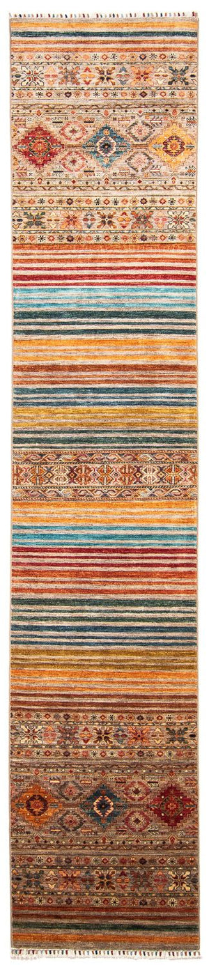 Tapis de couloir Tapis Ziegler - 395 x 76 cm - multicolore