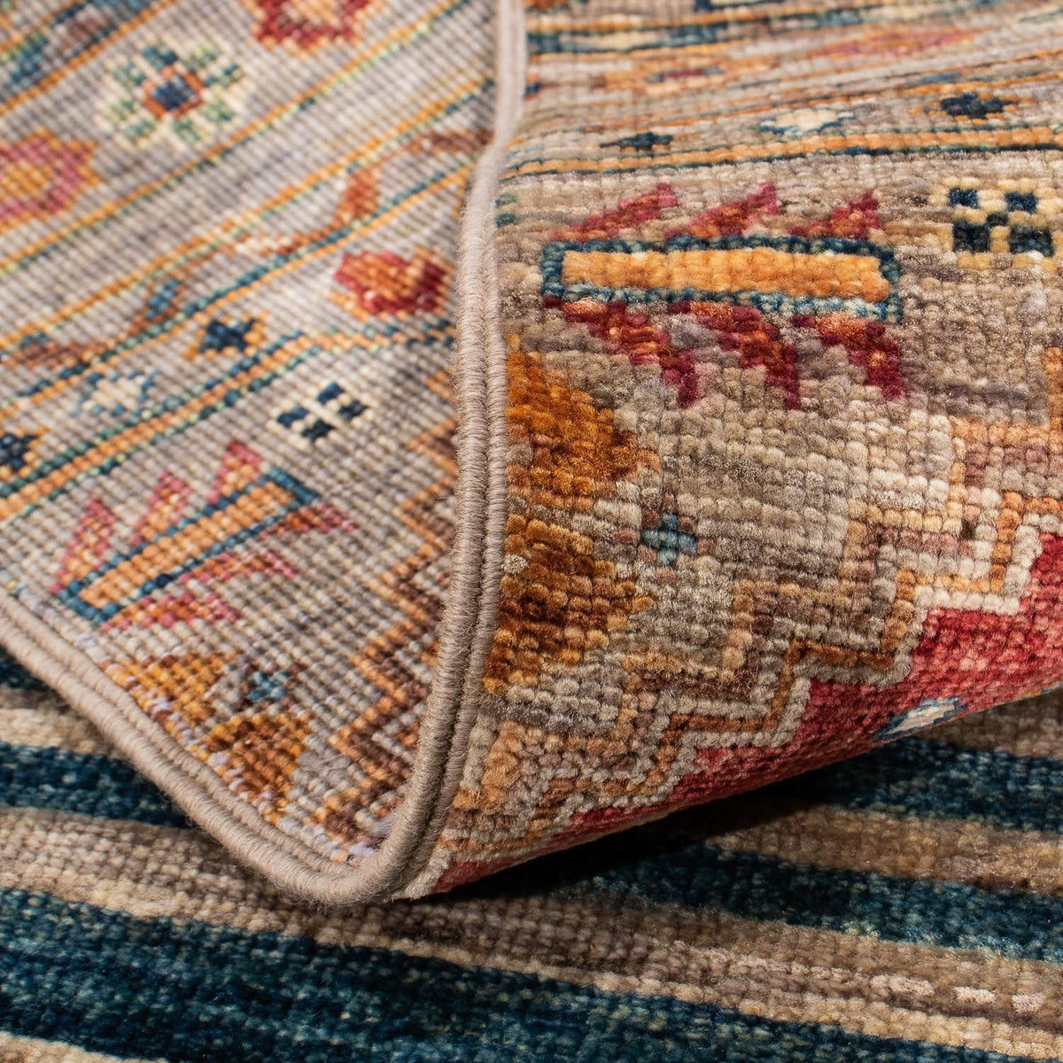 Tapis de couloir Tapis Ziegler - 396 x 79 cm - multicolore