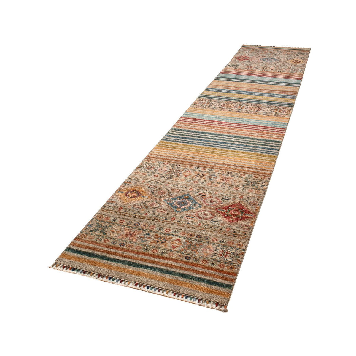 Tapis de couloir Tapis Ziegler - 396 x 79 cm - multicolore