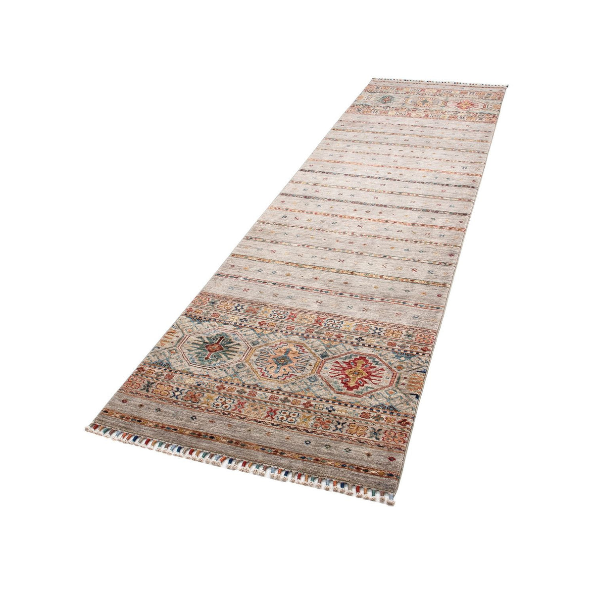 Tapis de couloir Tapis Ziegler - 307 x 77 cm - marron clair