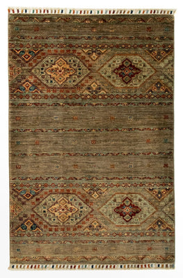 Tapis Ziegler - Moderne - 123 x 82 cm - marron foncé