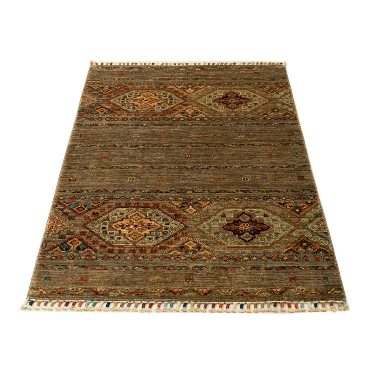 Tapis Ziegler - Moderne - 123 x 82 cm - marron foncé