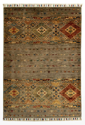 Tapis Ziegler - Moderne - 114 x 80 cm - marron foncé