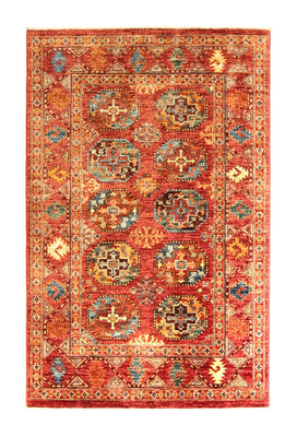 Tapis afghan - Filpa - 149 x 98 cm - rouge