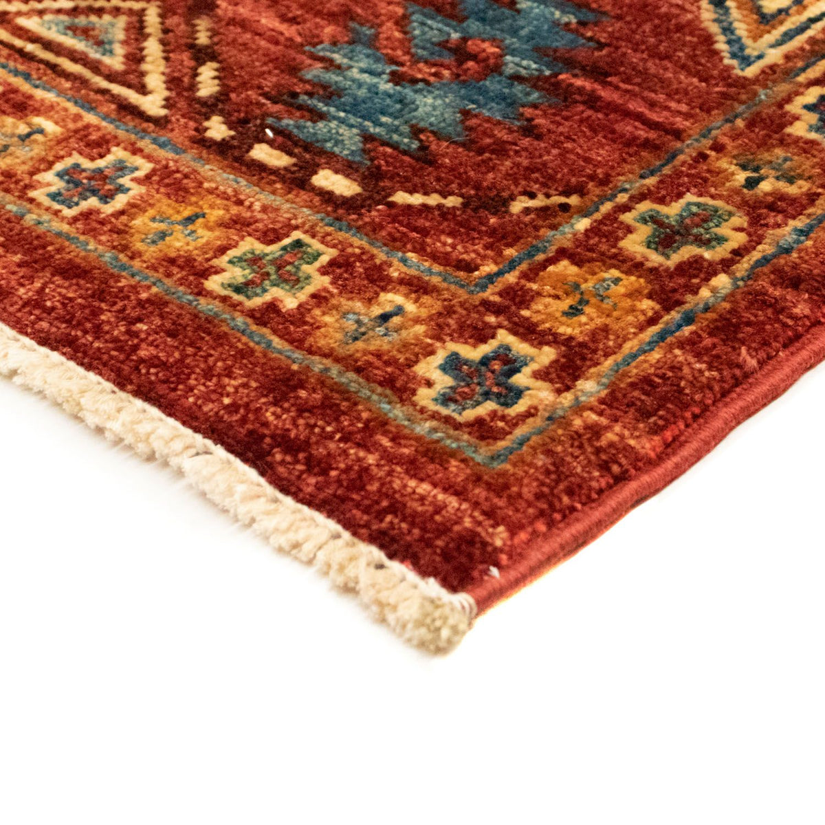Tapis afghan - Filpa - 149 x 98 cm - rouge