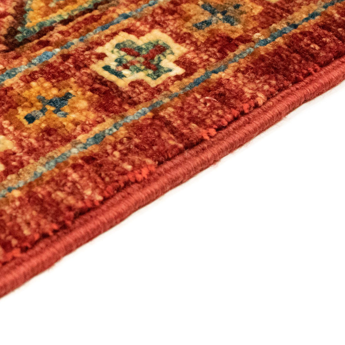 Tapis afghan - Filpa - 149 x 98 cm - rouge