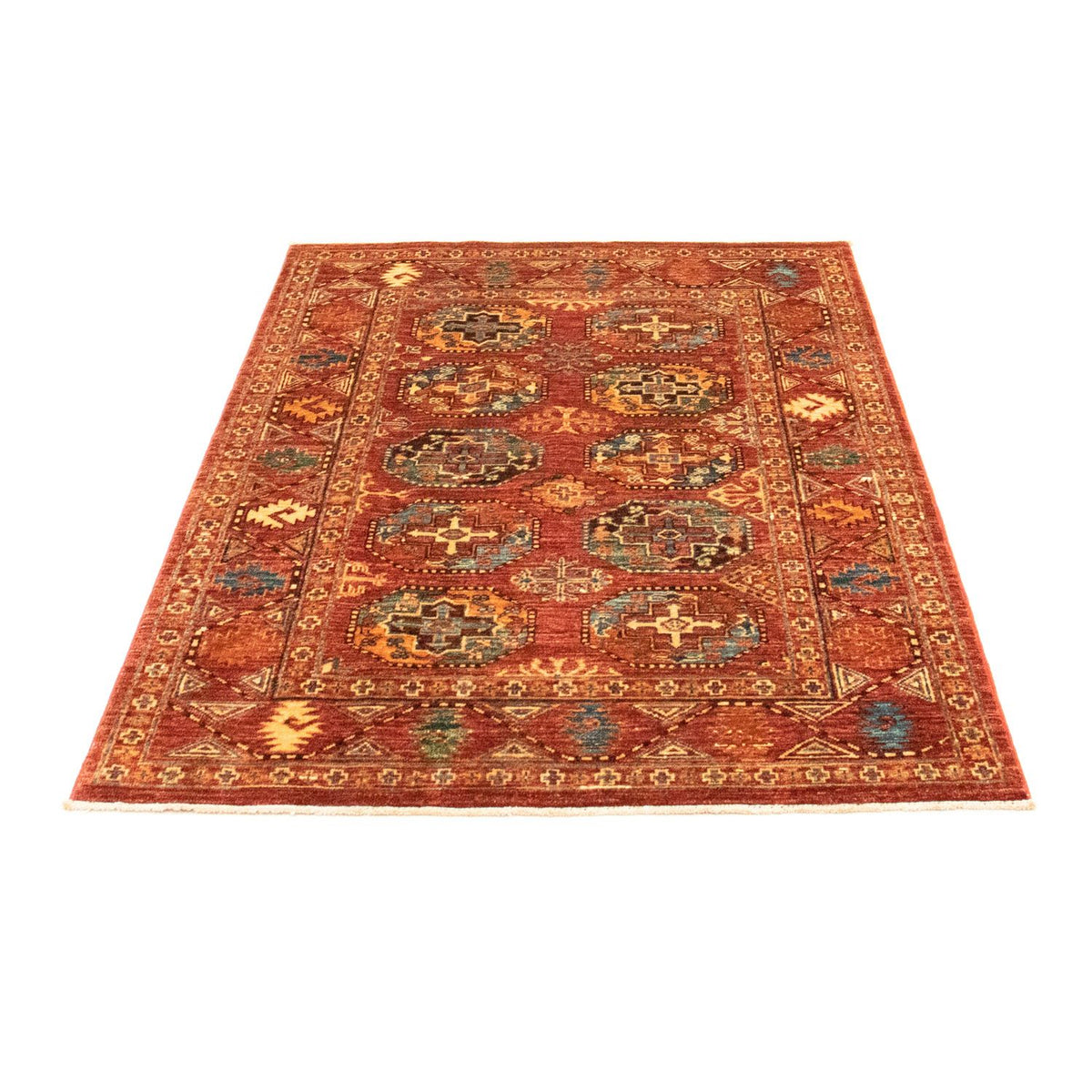 Tapis afghan - Filpa - 149 x 98 cm - rouge